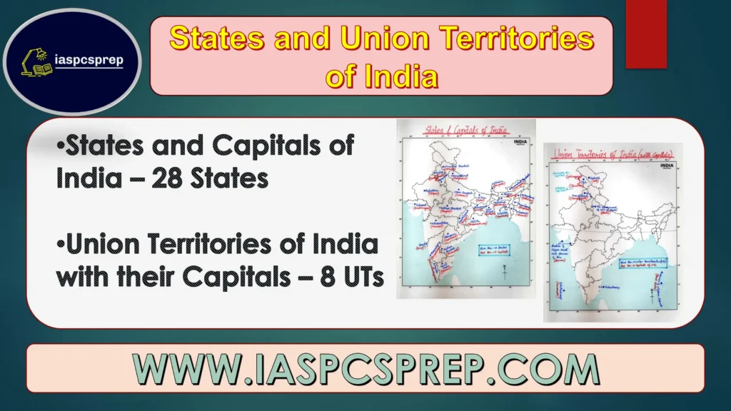 States and Union Territories of India 4 States and Union Territories of India