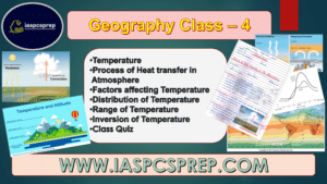 Geography Class-4 Temperature