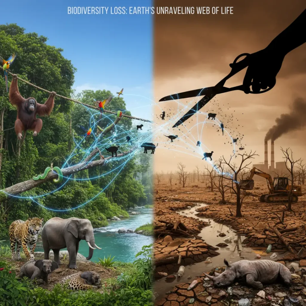 Biodiversity Loss - Earth’s Unraveling Web of Life