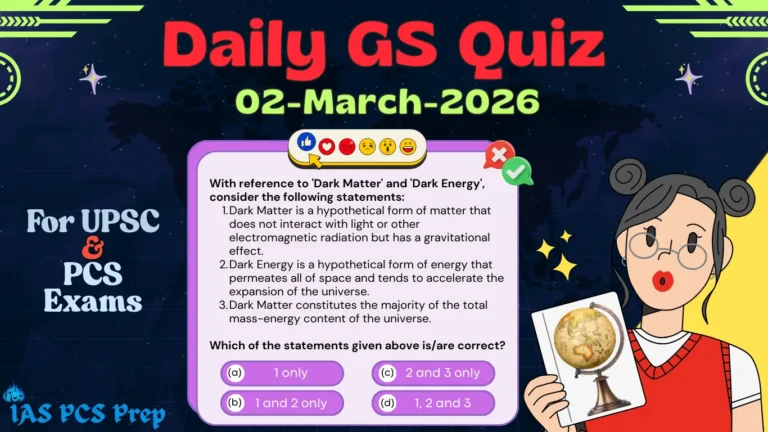 Daily GS Quiz (2 March 2026)